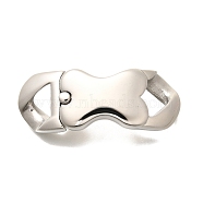 304 Stainless Steel Magnetic Clasps, Stainless Steel Color, 51x19x12mm(STAS-R140-16P-01)