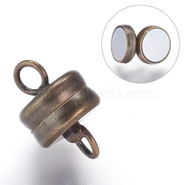 Brass Magnetic Clasps with Loops(KK-P114-07AB)-2