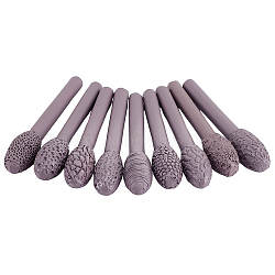 9Pcs Resin Modeling Tools, Ceramic Making Tools, Rosy Brown, 72.5~76x11~13x12.5~13mm(TOOL-GO0001-17)