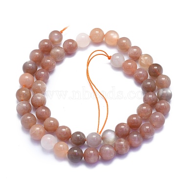 Natural Sunstone Beads Strands(G-K310-C08-8mm)-3