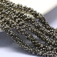 Seed Bead Cords, with Polyester Cords, 6-Ply, Round Hole, Silver, 6mm, about 32.8 yards(30m)/bundle(OCOR-R042-04)