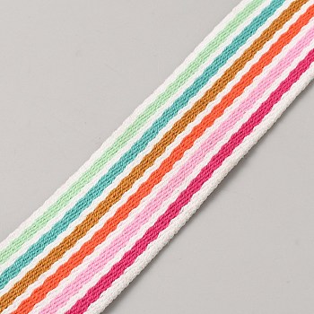 Ethnic Style Polyester Jacquard Ribbon, for Clothing Sewing, Stripe, 1-1/2 inch(38mm)