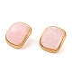 Square Resin Stud Earrings(EJEW-U003-25G)-3