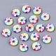 Rainbow Color Handmade Polymer Clay Beads Strands(X-CLAY-R091-6mm-02)-3