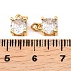 Messing mit Zirkonia-Charms(KK-F927-15G)-3