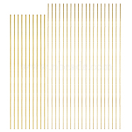 30Pcs 2 Styles Brass Support Rods, for Clay Doll Makings, Bar, Golden, 20~25x0.1~0.15cm(DIY-FH0005-51)
