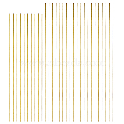 30Pcs 2 Styles Brass Support Rods, for Clay Doll Makings, Bar, Golden, 20~25x0.1~0.15cm(DIY-FH0005-51)