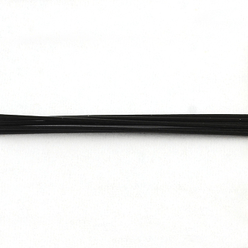 Tiger Tail Wire, Nylon-coated 201 Stainless Steel, Black, 20 Gauge, 0.8mm, about 1640.41 Feet(500m)/1000g