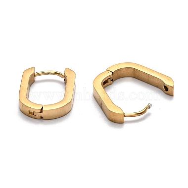 304 Stainless Steel Huggie Hoop Earrings(STAS-H156-11A-G)-3