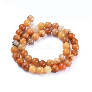 Natural Gemstone Beads Strands, Mixed Stone, Round, 8mm, Hole: 0.8