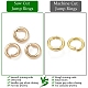 Messing Open Ringe springen(KK-B147-03H-G)-3