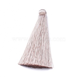 Cotton Thread Tassel Big Pendants, Lavender Blush, 70~73x9~10mm(FIND-L010-B13)