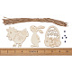 Wooden Cutouts Ornaments(WOOD-TA0002-39)-5