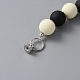 Acrylic Beaded Moblie Straps(MOBA-WH0003-29B)-4