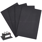 Self-adhesion EVA Foam Battery Protective Pad, Rectangle, Black, 297x201x5.5mm(AJEW-CP0011-58B)