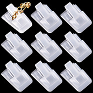 39Pcs Plastic Ring Holder, Ring Display Stand, Rectangle, Clear, 2.4x1.65x1cm(KY-CP0001-03)