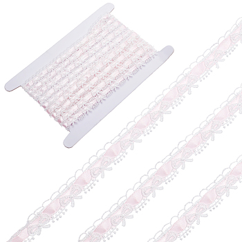 4.5 Yards Polyester Ribbons, for Clothes Accessories, Pink, 3/4 inch(18mm)