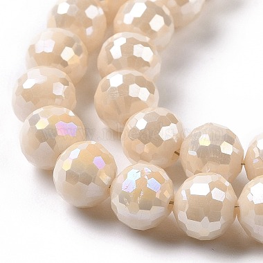 Electroplate Glass Beads Strands(GLAA-E036-14-M)-5