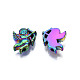 Rack Plating Rainbow Color Alloy Beads(PALLOY-S180-330)-3