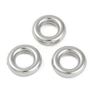 CCB Plastic Linking Rings, Donut, Platinum, 15x4mm, Inner Diameter: 8mm(CCB-G020-30P)