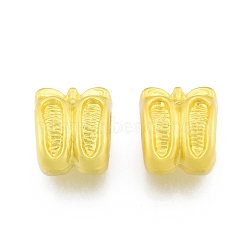 Alloy European Beads, Large Hole Beads, Matte Style, Pumpkin, Matte Gold Color, 11.5x10x8mm, Hole: 5mm(FIND-G035-53MG)