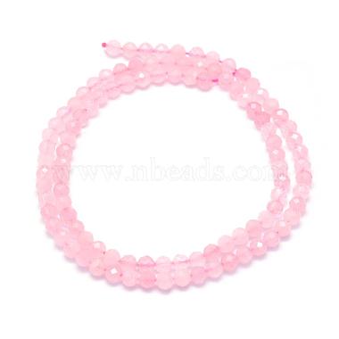 Natural Rose Quartz Beads Strands(G-E411-26-3mm)-2