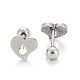 boucles d'oreilles cartilage en acier inoxydable résistant au ternissement 201(EJEW-R147-36)-1