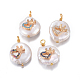 Natural Cultured Freshwater Pearl Pendants(PEAR-E013-37)-1