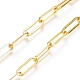 Soldered Brass Paperclip Chains(CHC-D025-01G)-3