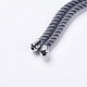 Création de bracelets à cordon torsadé en nylon(MAK-F018-07P-RS)-4