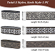 15M 3 Styles Ethnic Style Embroidery Polyester Ribbons(OCOR-GA0001-63)-2