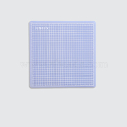 PVC Cutting Mat Pad, with Scale, for Desktop Fine Manual Work Leather Craft Sewing DIY Punch Board, Rectangle, Lilac, 10x15cm(SCRA-PW0011-01E)