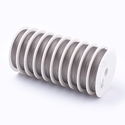 Tiger Tail Wire, Nylon-coated Stainless Steel, Original Color(Raw), White, Raw, 0.3mm in diameter, about 164.04 Feet(50m)/roll(L0.3MM01)