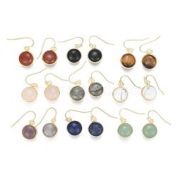 Mixed Stone Earrings(EJEW-M059-M)