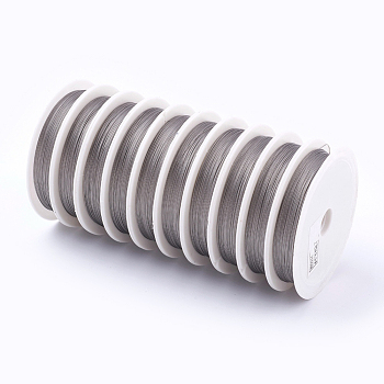 Tiger Tail Wire, Nylon-coated Stainless Steel, Original Color(Raw), White, Raw, 0.3mm in diameter, about 164.04 Feet(50m)/roll