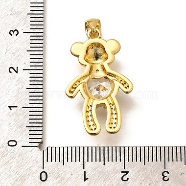 Placage de crémaillère en laiton micro pavé pendentifs en zircone cubique(KK-L226-006G-07)-3