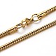 304 Stainless Steel Snake Chains Bracelets(BJEW-O091-06G)-2
