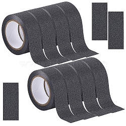 8 Roll Glitter Adhesive Plastic Tapes, Sparkle Decorative Sticker Roll Tape, for Card-Making, Scrapbooking, Diary, Planner, Envelope & Notebooks, Black, 15x0.1mm, about 5.47 Yards(5m)/Set(DIY-CP0011-84B)