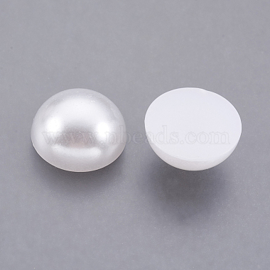 ABS Plastic Imitation Pearl Cabochons(SACR-S738-12mm-Z9)-2
