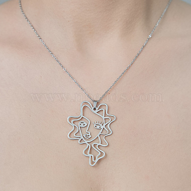 Human 201 Stainless Steel Necklaces