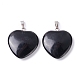 Natural Obsidian Pendants(G-G956-B40-FF)-2