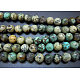 Natural African Turquoise(Jasper) Beads Strands(TURQ-G037-12mm)-1