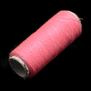 402 Polyester Sewing Thread Cords for Cloth or DIY Craft, Light Coral, 0.1mm, about 120m/roll, 10rolls/bag(OCOR-R027-27)