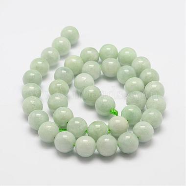 Natural Myanmar Jade/Burmese Jade Beads Strands(G-F306-13-10mm)-2