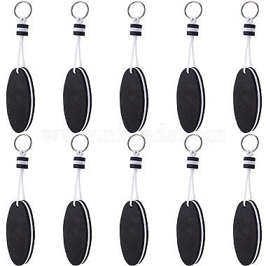 10Pcs Iron Plastic Keychains(KEYC-GF0001-27A)-1