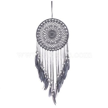 Gray Feather Feather Pendant Decorations