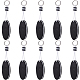 10Pcs Iron Plastic Keychains(KEYC-GF0001-27A)-1