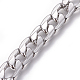 201 Stainless Steel Cuban Link Chains(CHS-L020-034B-P)-1