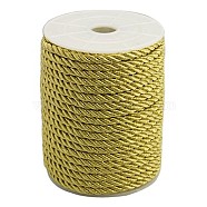 Twisted Nylon Thread, Dark Khaki, 5mm, about 18~19yards/roll(16.4m~17.3m/roll)(NWIR-A001-5mm-1)