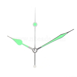 Aluminum Long Shaft Clock  Pointer, Clock Hands for Replacement Clock, Lime, 70~95mm, 3Pcs/set(CLOC-PW0001-12B)